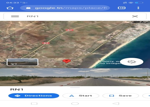 A vendre 5000m a klm 71 hamammet sud