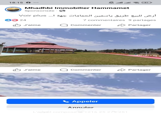 900m a cote de yessmin hammamet